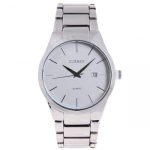 Jollynova Men's Watch with Stainless Steel Band (White 4.3cm Dial) - CUR011