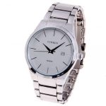 Jollynova Men's Watch with Stainless Steel Band (White 4.3cm Dial) - CUR011