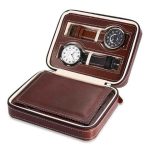 Jollynova PU Leather 4 Grids Watch Box - CUR WB1001